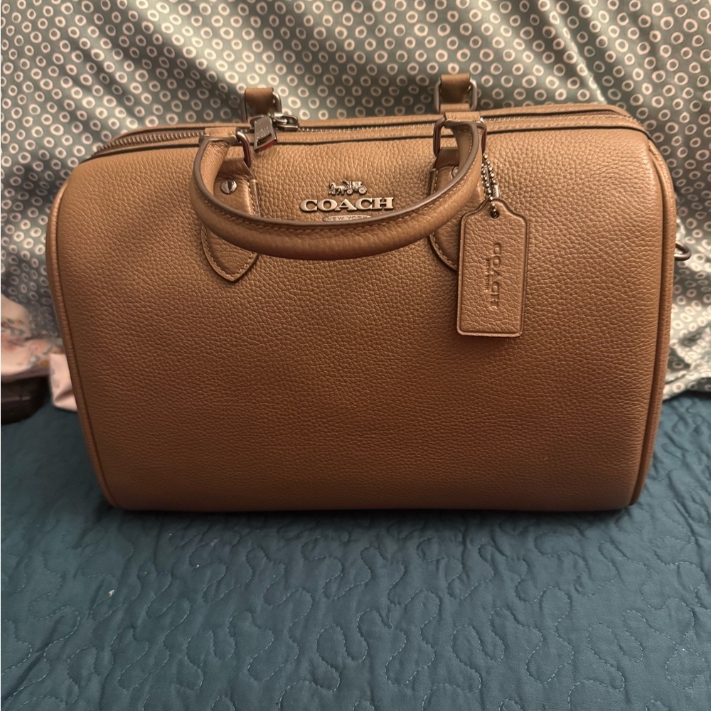 Coach Outlet Rowan Large Satchel Bag - NEVER USED and has original stuffing - Picture 7 of 7